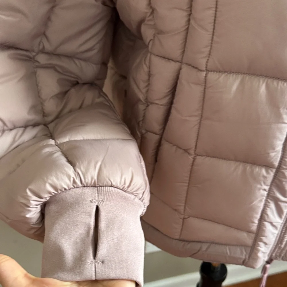 Free‎ People Movement Like a Dream Reversible Puffer in Mauve Winter Jacket Sz M